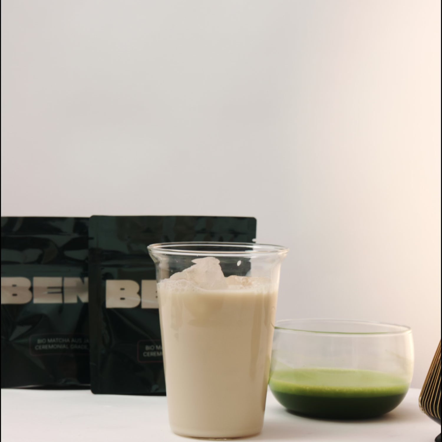 Matcha-Schale aus Glas